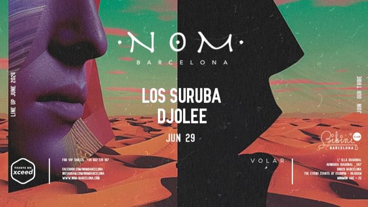 Cover for event: NOM pres: Los Suruba, Djolee