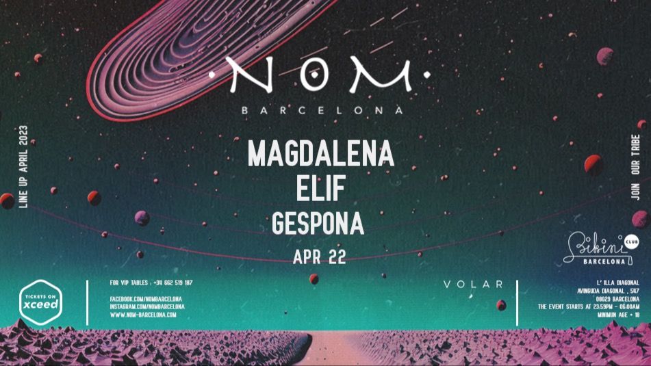 NOM pres: Magdalena, Elif, Gespona event cover