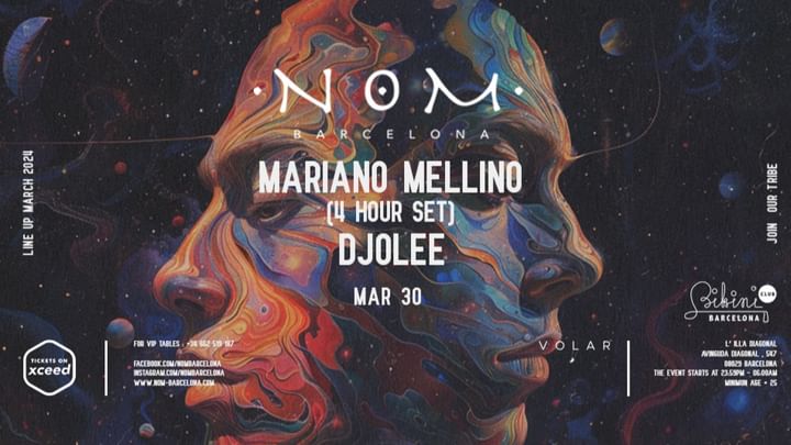 Cover for event: NOM pres: Mariano Mellino, Djolee