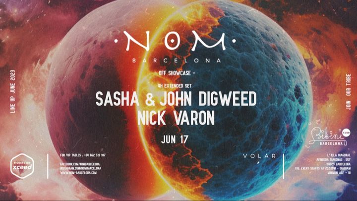 Cover for event: NOM pres: Sasha & John Digweed, Nick Varon | Off Showcase