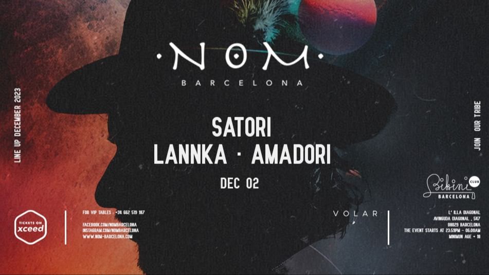 NOM pres: Satori, Lannka, Amadori event cover