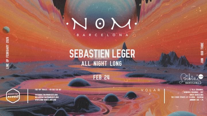 Cover for event: NOM pres: Sebastien Leger (ALL NIGHT LONG)