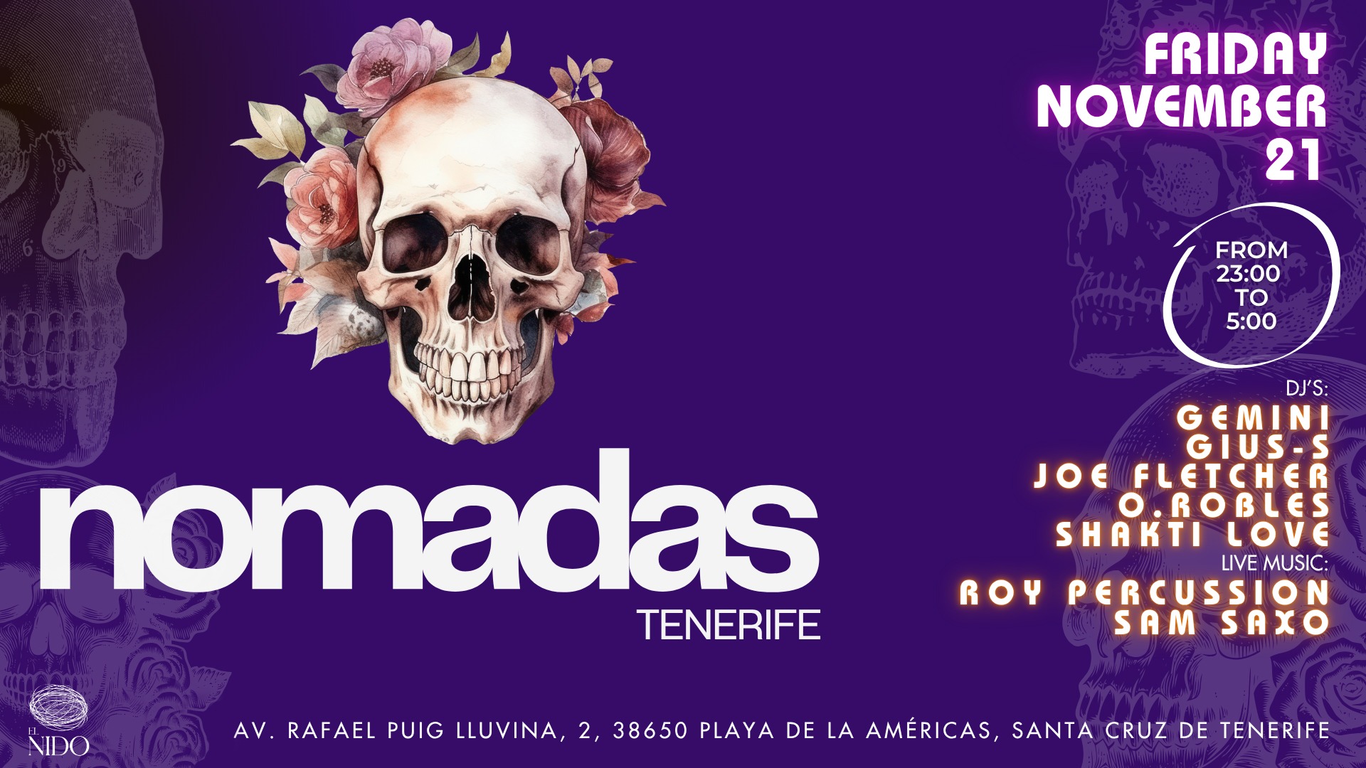 Nomadas · Sala El Nido · Fri. 21st November 2025 image