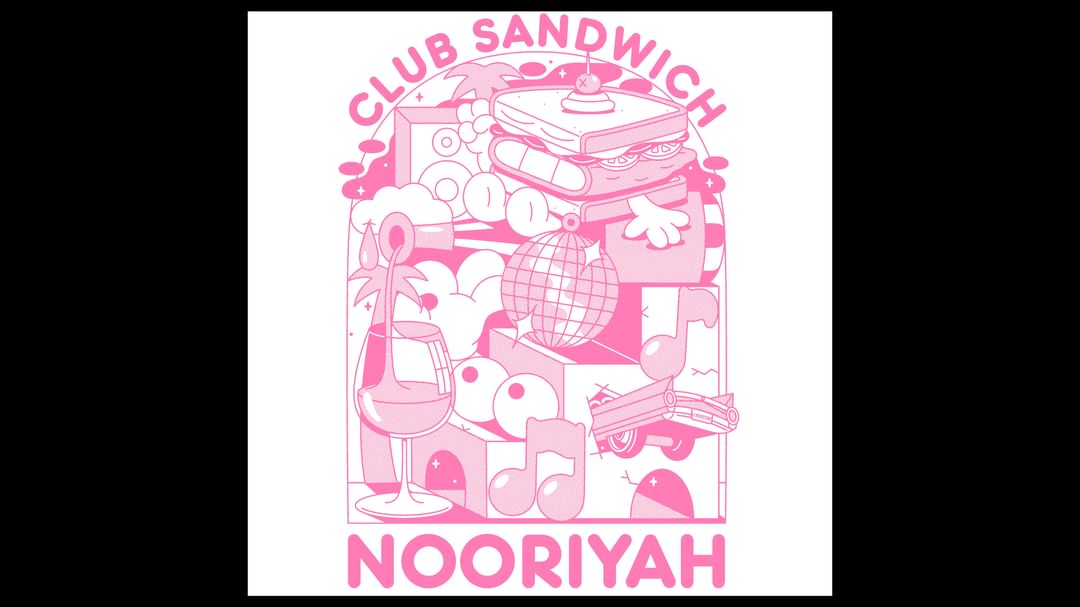 NOORIYAH • CLUB SANDWICH • Montpellier, Rockstore-Eventplakat