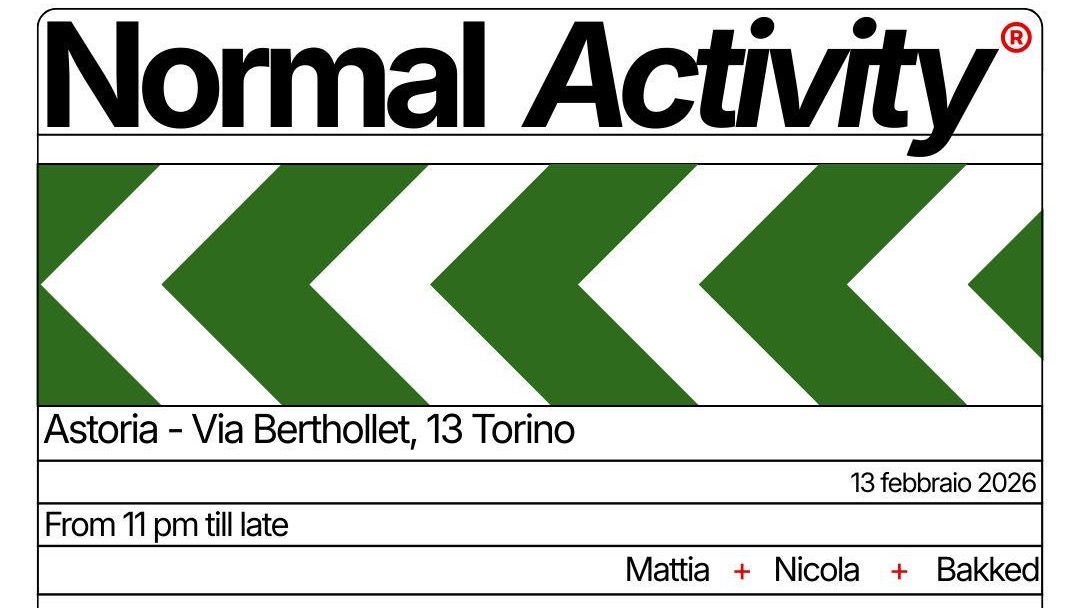 NORMAL ACTIVITY: Mattia + Nicola + Bakked at Astoria image