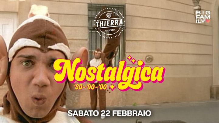 Cover for event: NOSTALGICA 80-90-00 - SAB 22 FEB