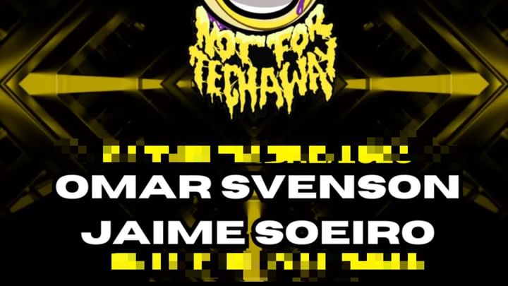 Cover for event: VIERNES | NOT FOR TECHAWAY / Omar Svenson & Soeiro 