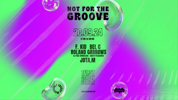 Cover for event: Not For the Groove