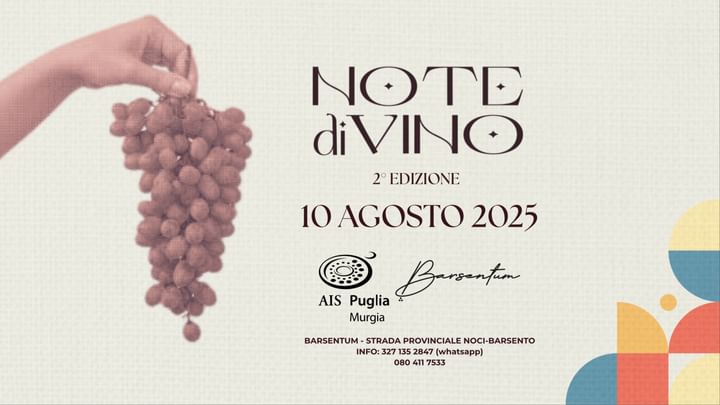 Cover for event: NOTE DIVINO 2025 – 2ª Edizione