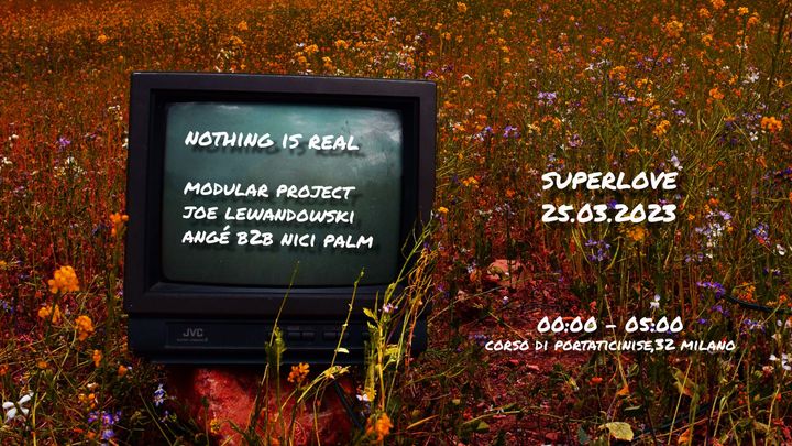 Cover for event: Nothing is Real w/ Modular Project
