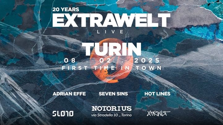 Cover for event: NOTORIUS club w/ EXTRAWELT live [first time in Torino]