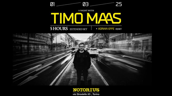 Cover for event: NOTORIUS Club w/ Timo Maas 