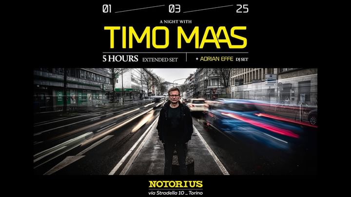 Cover for event: NOTORIUS Club w/ Timo Maas 