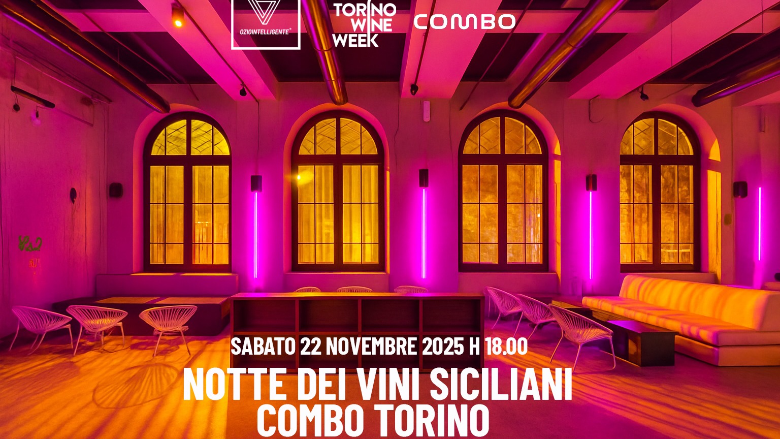 Notte dei Vini Siciliani / Combo Torino / Wine & Pazza Idea Dj Set image