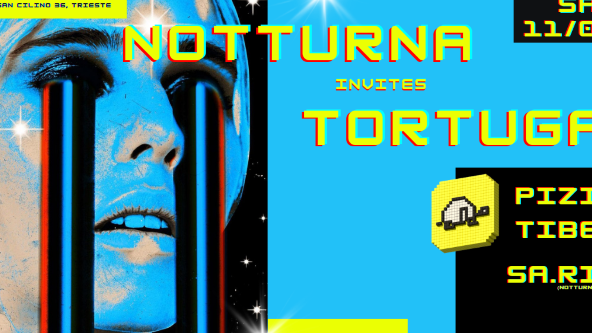 NOTTURNA invites TORTUGA w/TIBE-PIZI-SA.RI image