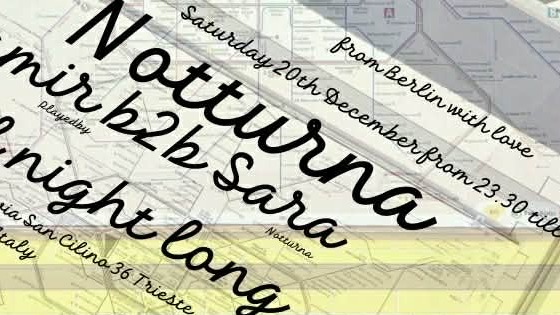 Notturna w/Aamir b2b Sara All Night Long image