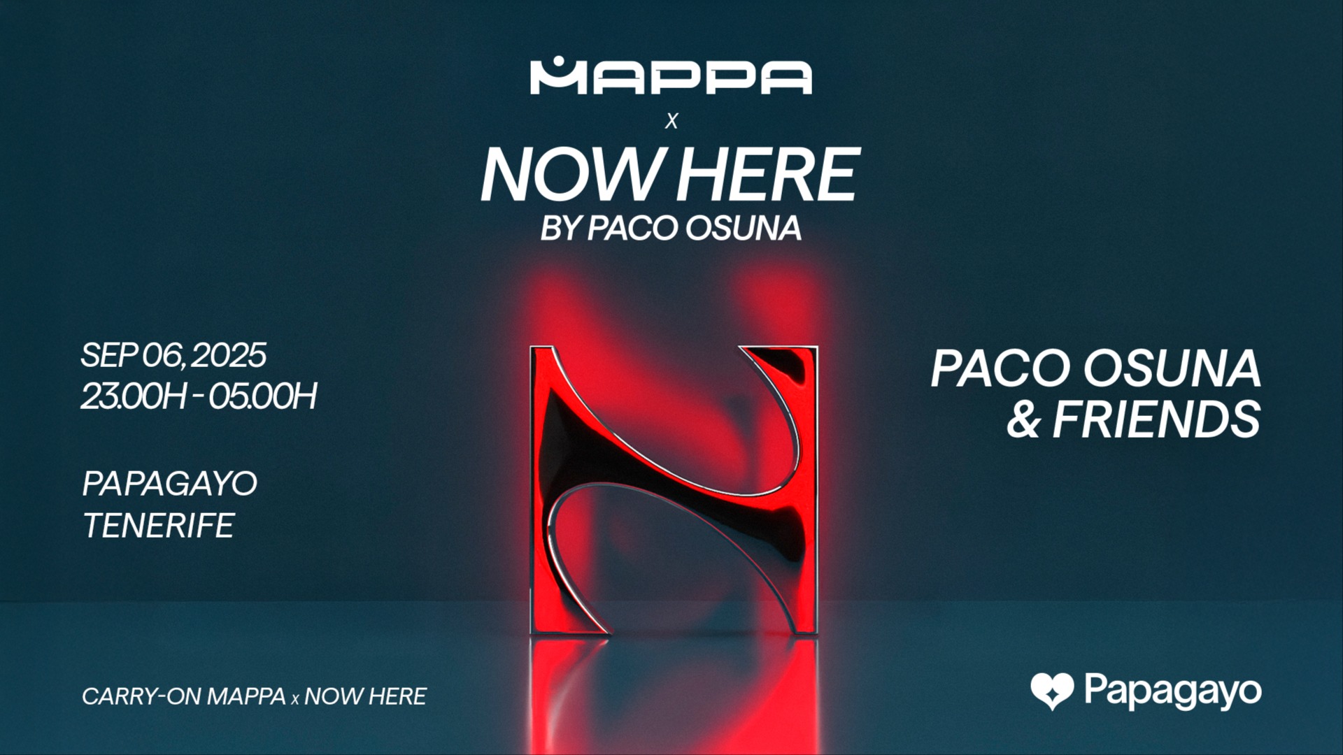 NOW HERE by Paco Osuna · Carry On MAPPA · Sat. 6th September 2025 image