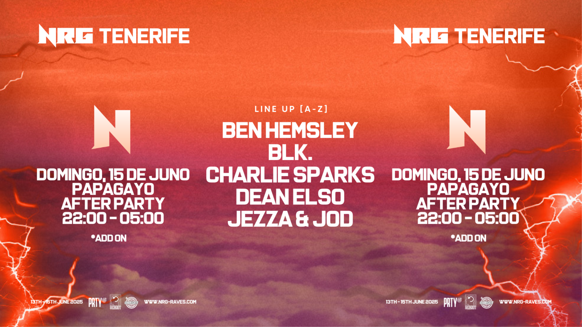 NRG Tenerife Afterparty: Ben Hemsley, BLK. Charlie Sparks + more image