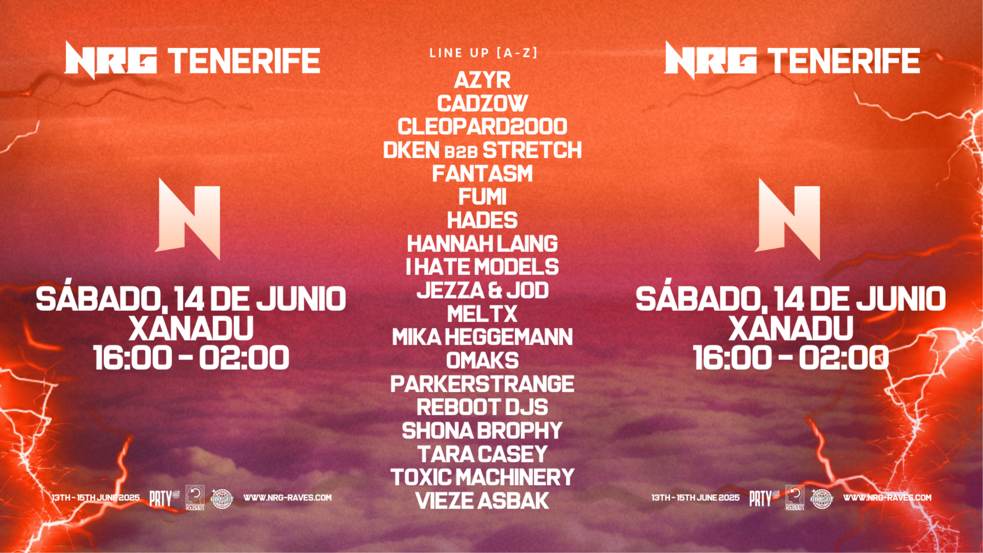 NRG Tenerife (Saturday 14th June): I Hate Models, Hannah Laing, Mika Heggemann + More image