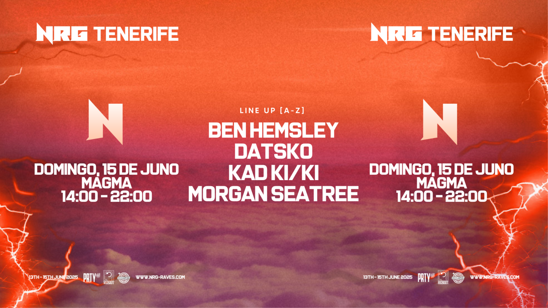 NRG Tenerife (Sunday 15th June): Ben Hemsley, Datsko, KAD, KI/KI image