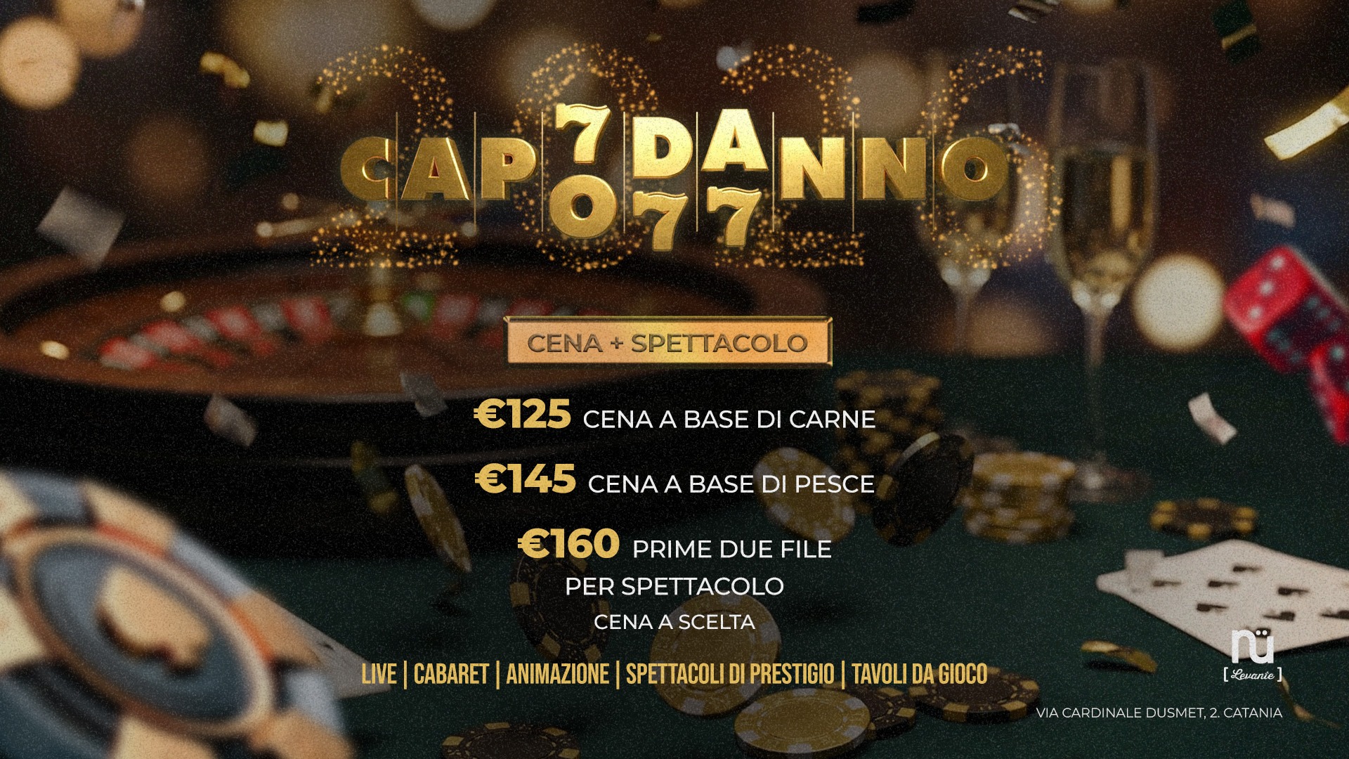 NÜ CAPODANNO | Cena + spettacolo image