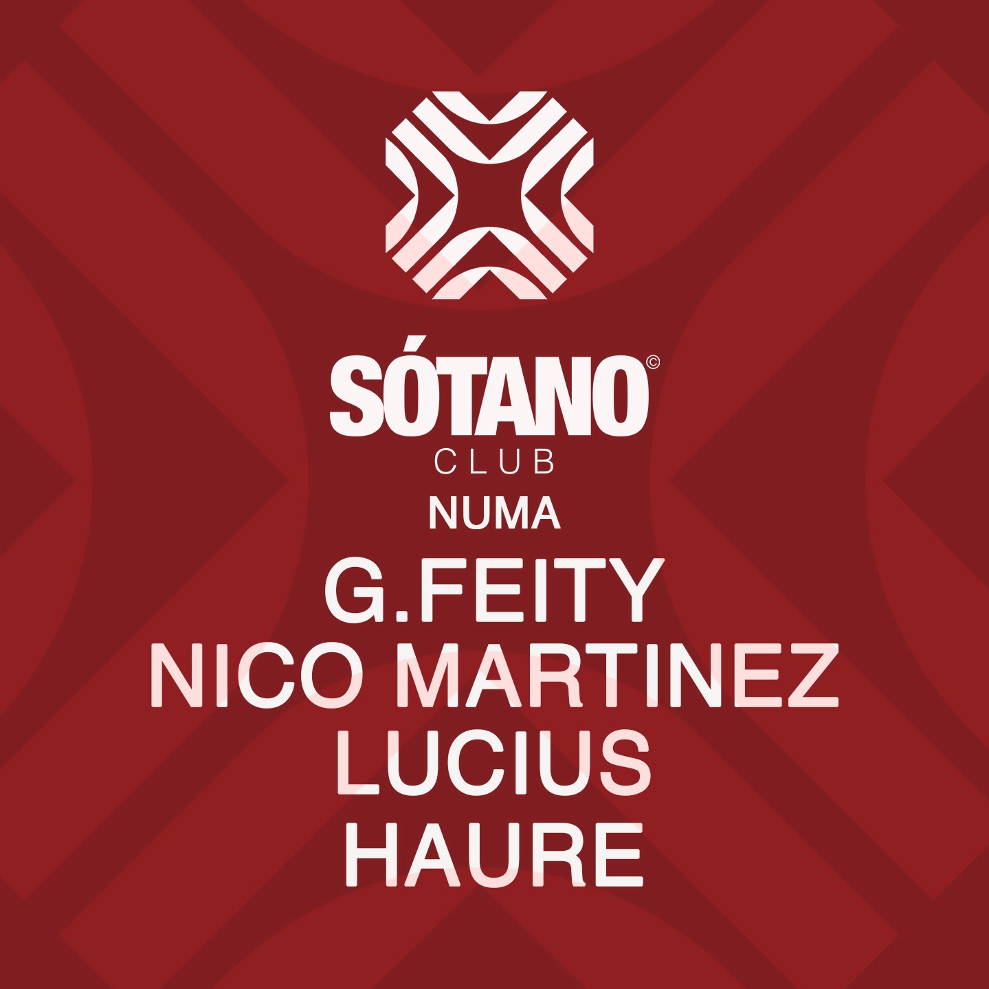 NUMA w/ GFEITY + NICO MARTINEZ + LUCIUS + HAURE image