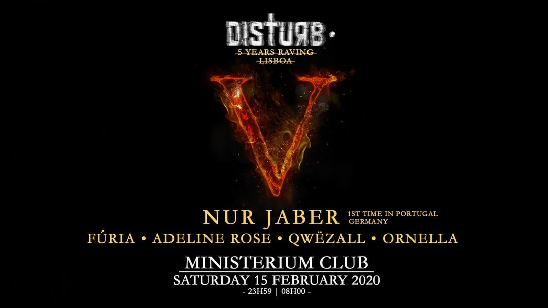 Couverture de l'événement Nur Jaber | Disturb • 5 Years Raving II