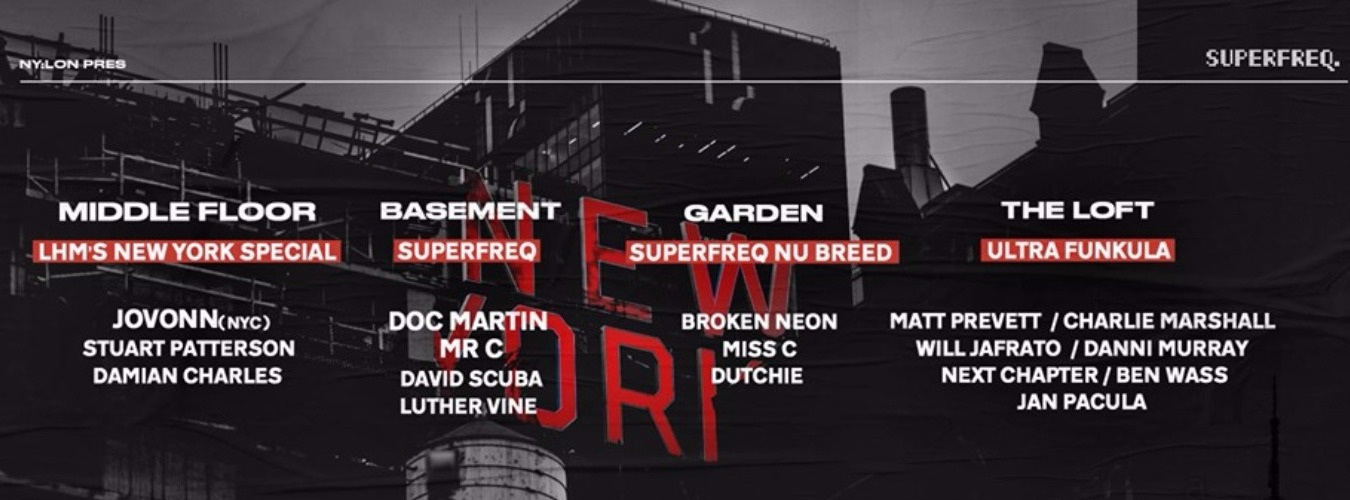 NY:LON PRES: SUPERFREQ / NEW YORK X LONDON - DOC MARTIN, MR C, JOVONN image