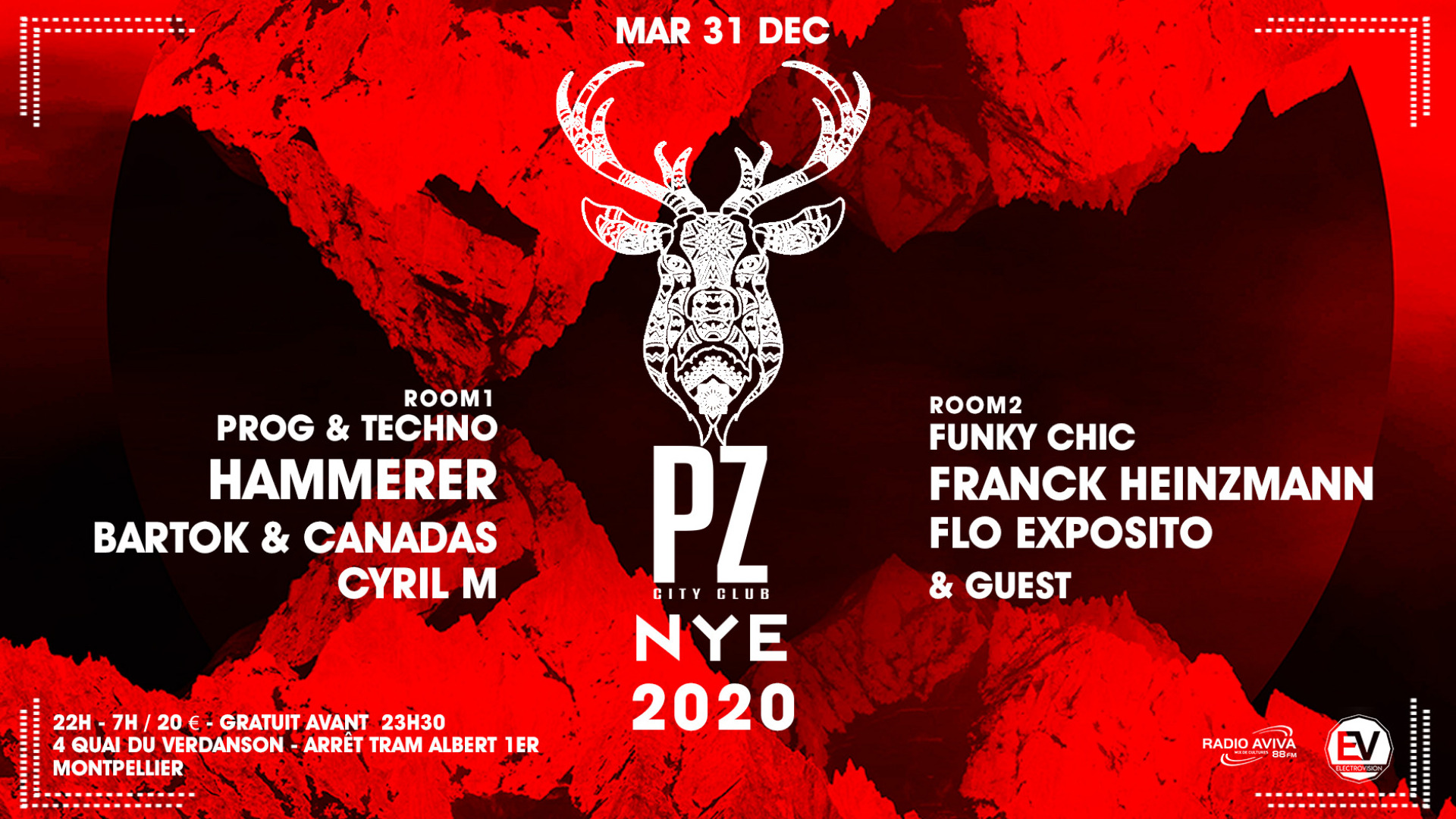 NYE 2020 @PZ city club image