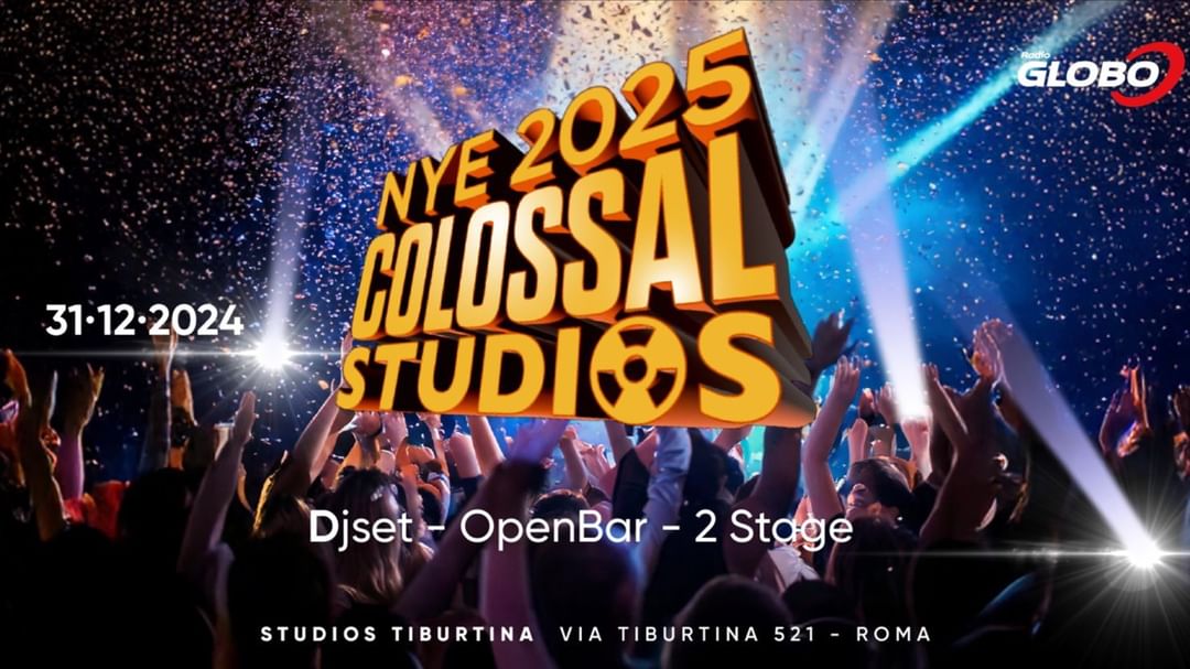 Copertina evento NYE 2025 | COLOSSAL STUDIOS 