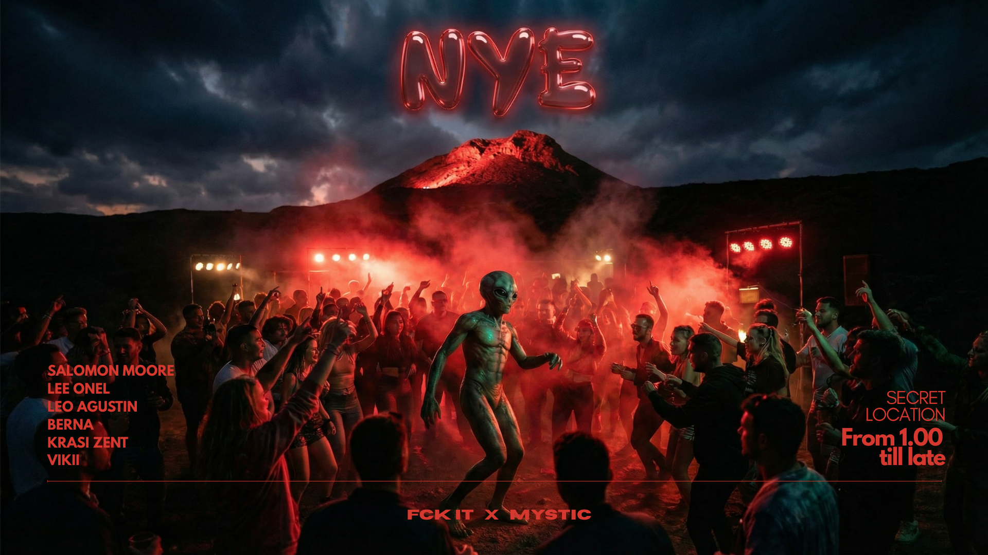 NYE FUERTEVENTURA / FCK IT meets MYSTIC. image
