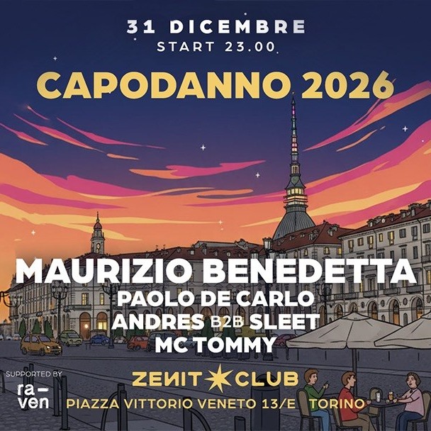 NYE @ Zenit Club (Piazza Vittorio) w/ Maurizio Benedetta image