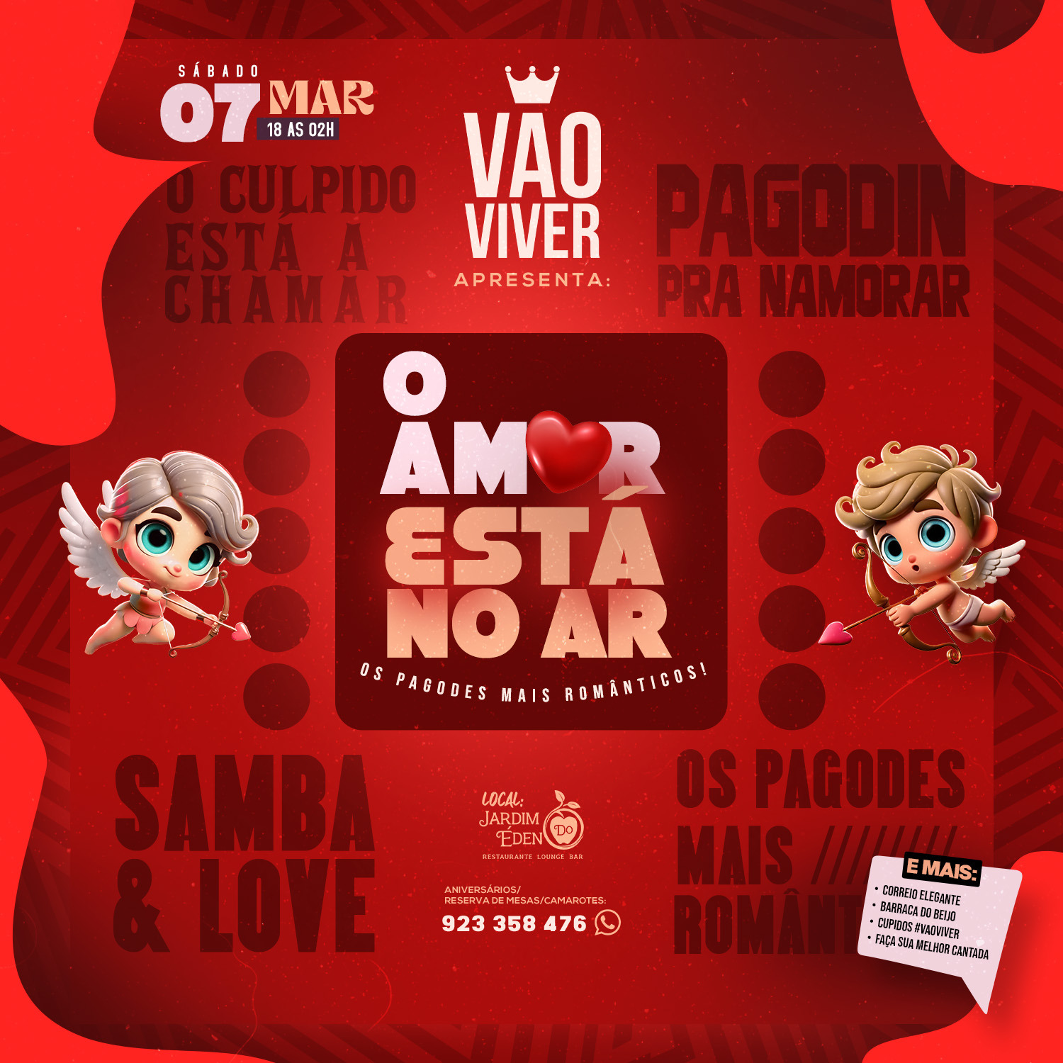 O AMOR ESTÁ NO AR! #VaoViver / Pagode, Samba image