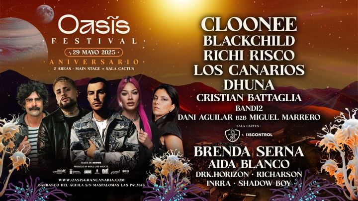 Cover for event: Oasis Festival Aniversario