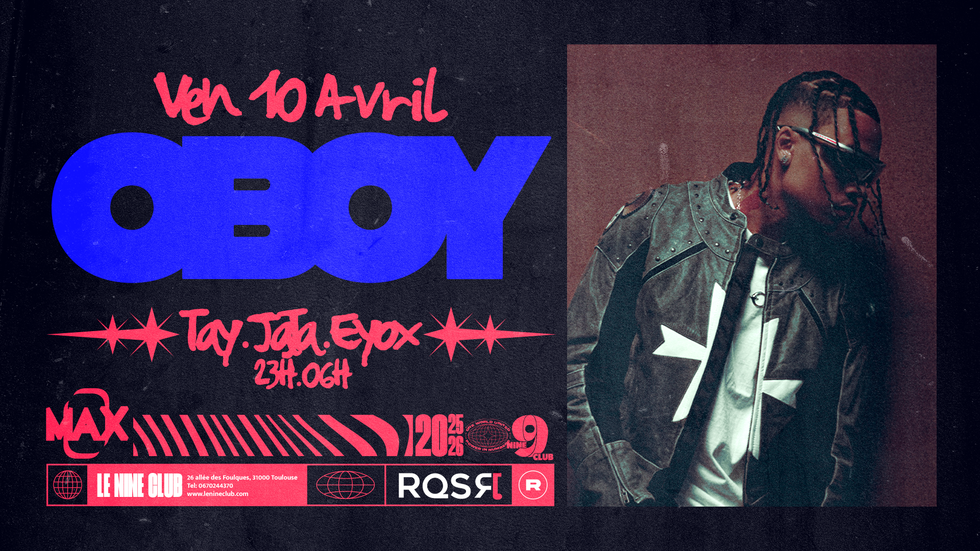 OBOY - VENDREDI 10 AVRIL