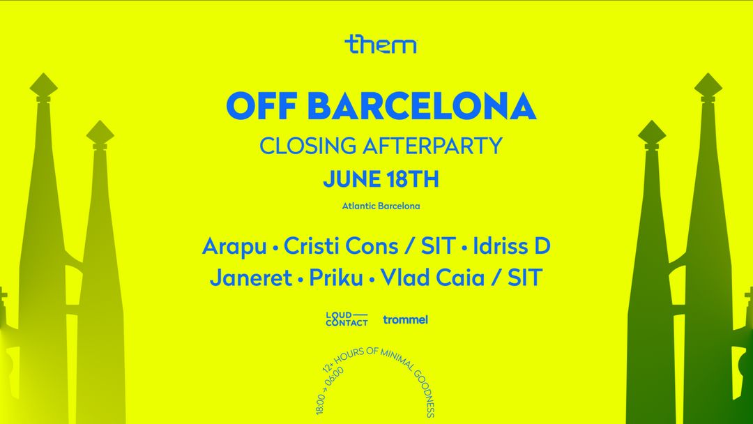 Capa do evento OFF BCN Closing Afterparty '23