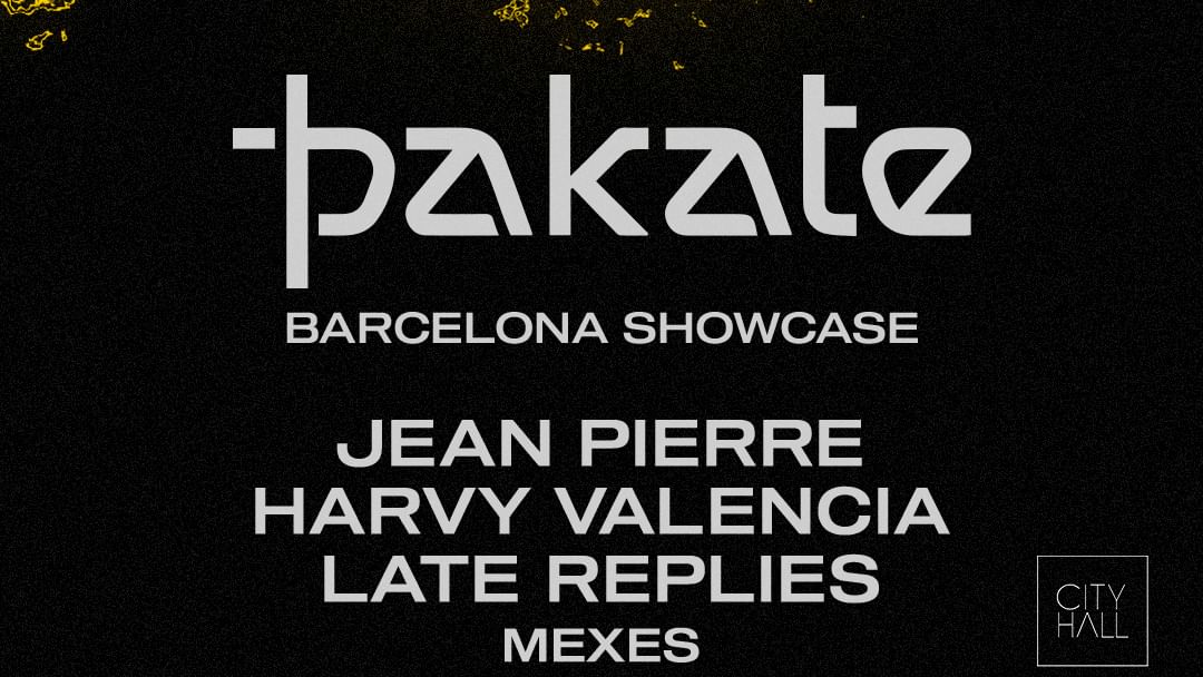 Cartell de l'esdeveniment OFF BCN FRIDAY w/ PAKATE by JEAN PIERRE
