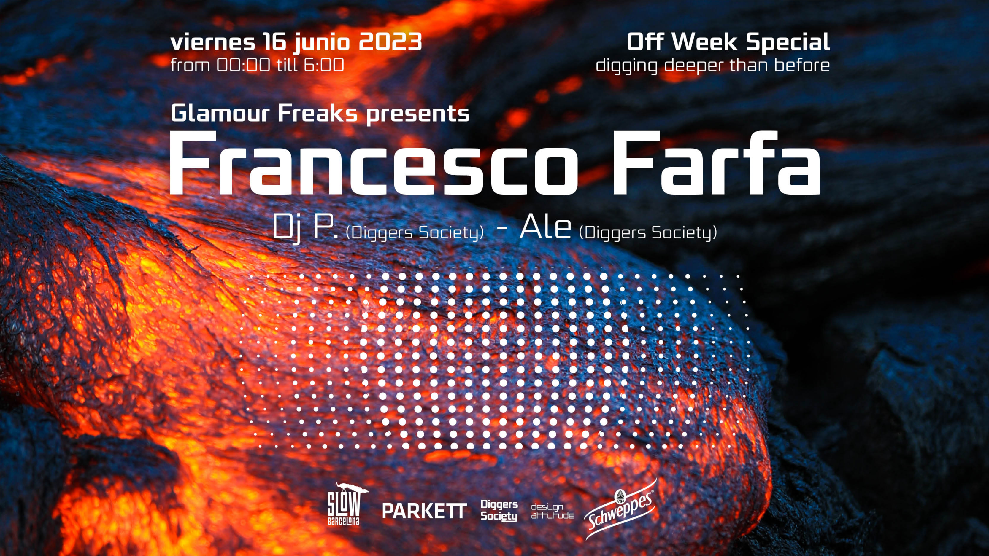 Off the Record - Glamour Freaks presents Diggers Society with Francesco Farfa - Off Week image