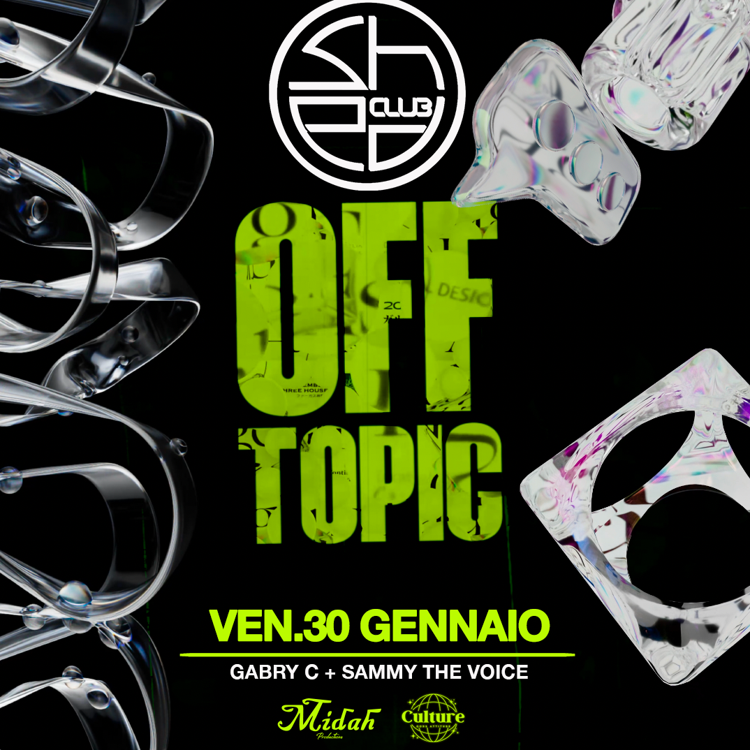 OFF TOPIC - Venerdì 30 Gennaio 2026 - SHED CLUB image