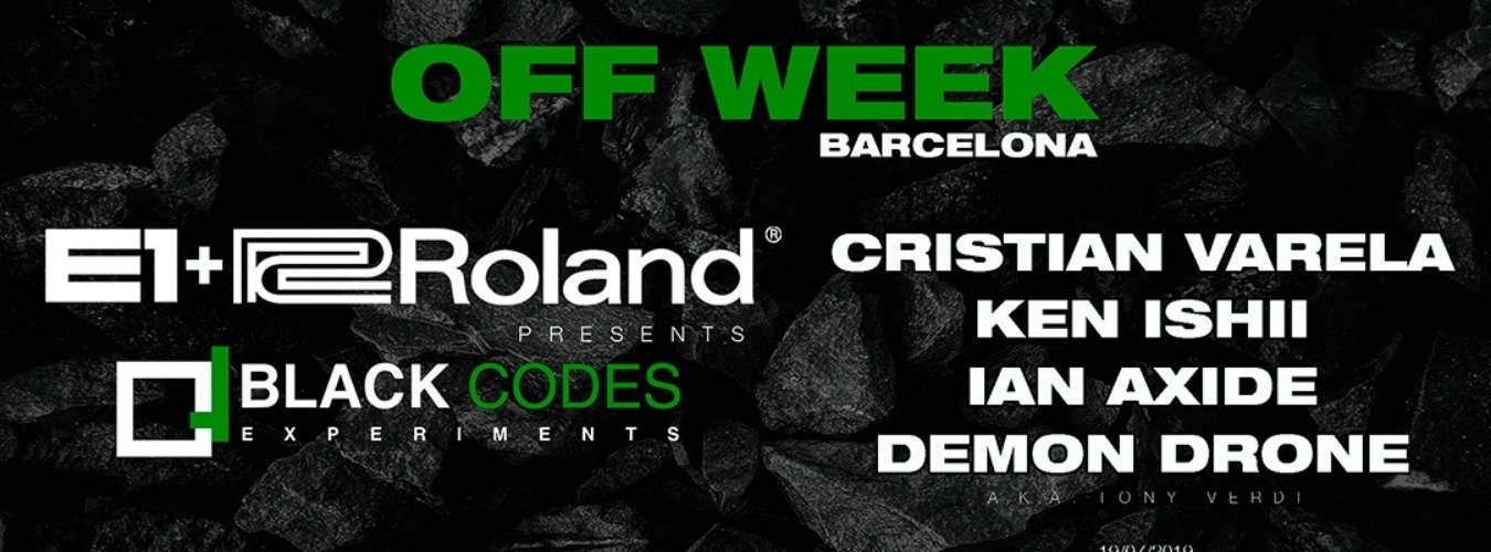 OFF WEEK / Black Codes Experiments: Cristian Varela + Ken Ishii image