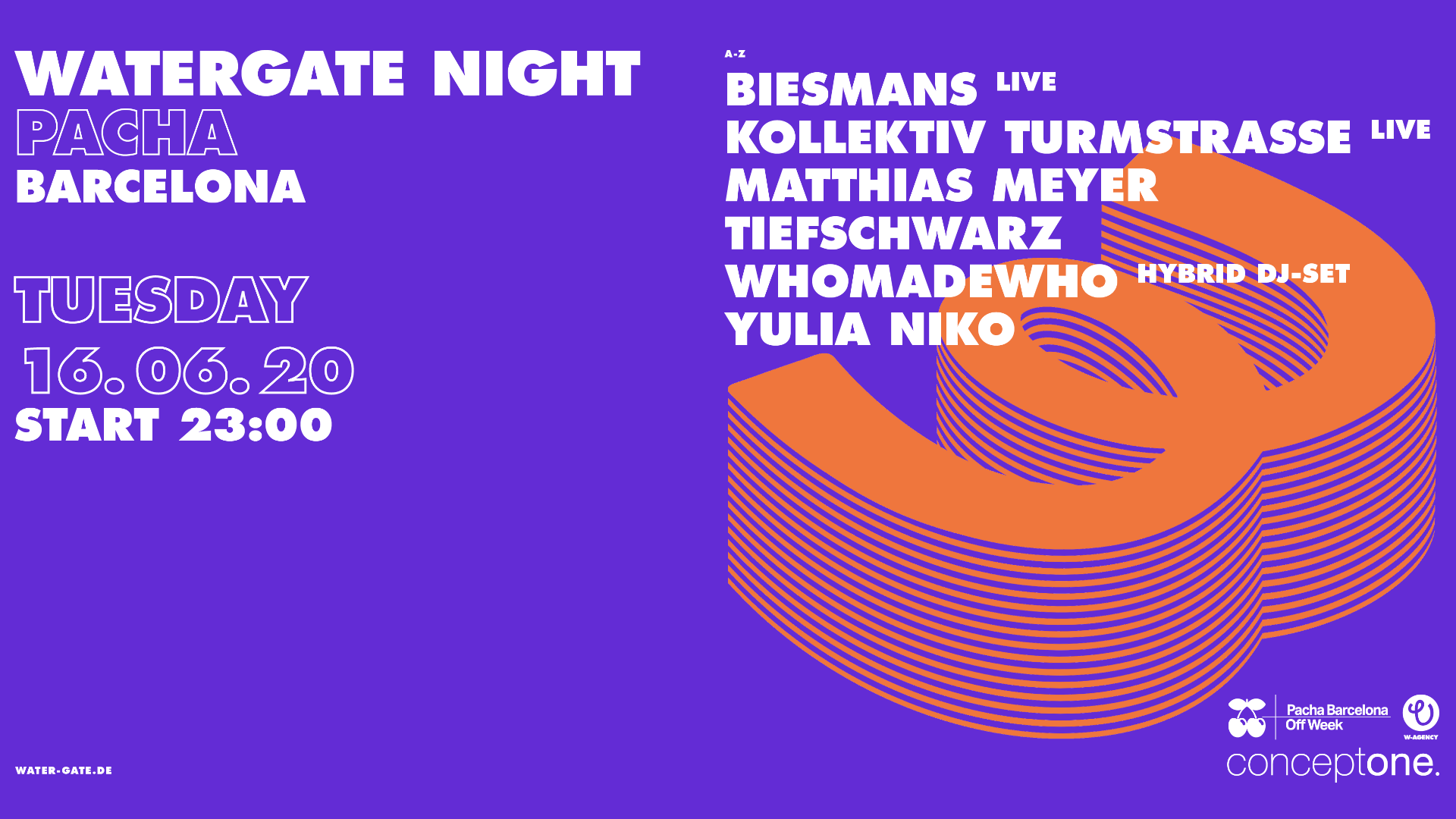 OFF WEEK | Watergate Night at Pacha Barcelona image