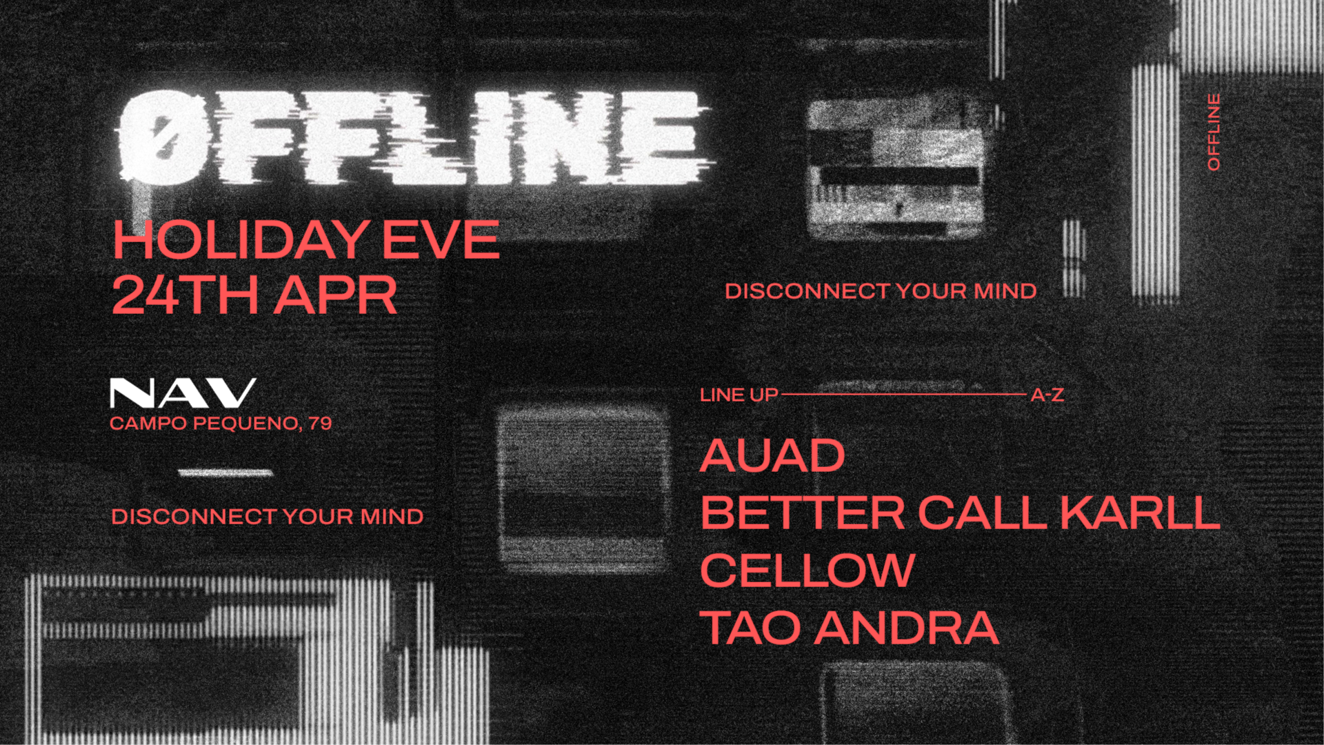 ØFFLINE - Techno Wednesday w/ TAO ANDRA [Special Edition]