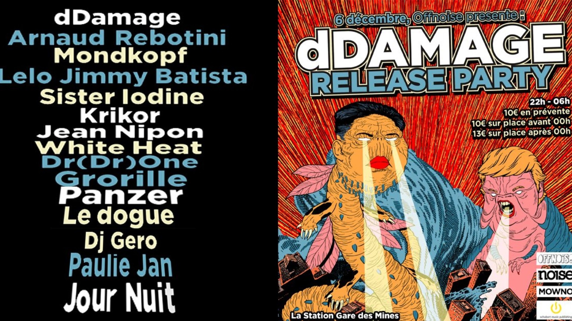 Offnoise presente dDamage release party image