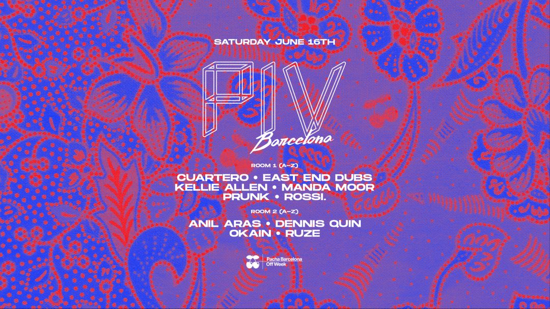 OFFWeek | PIV at Pacha Barcelona-Eventplakat