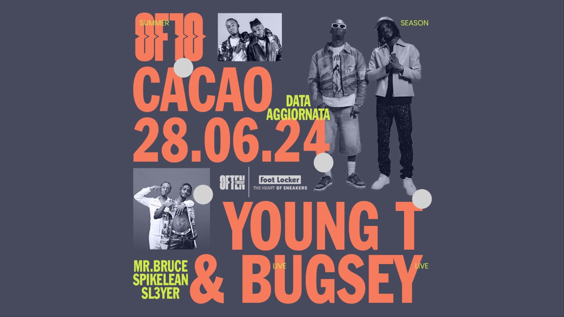 OFTEN CACAO - VENERDÌ 28 GIUGNO image