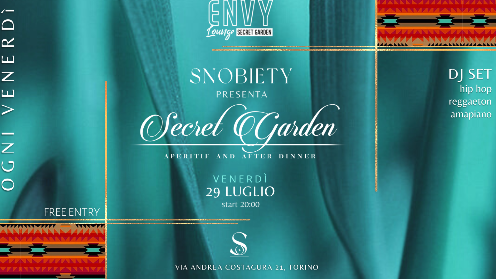 OGNI VENERDI' SNOBIETY presenta SECRET GARDEN at Envy Lounge Garden image