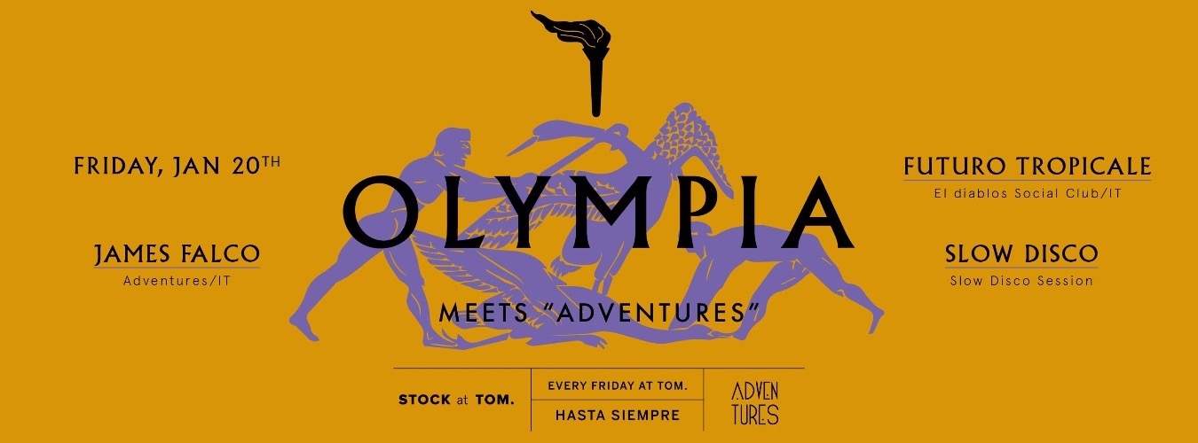Olympia | JAMES FALCO + FUTURO TROPICALE + SLOW DISCO image