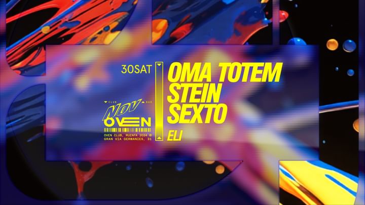 Cover for event: Oma Totem + Stein + Sexto / Bar: Eli