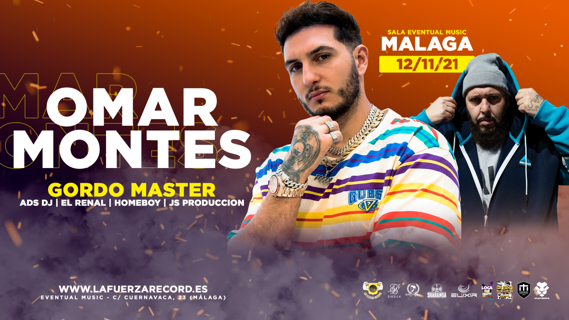 OMAR MONTES + GORDO MASTER + REGGAETON PARTY image