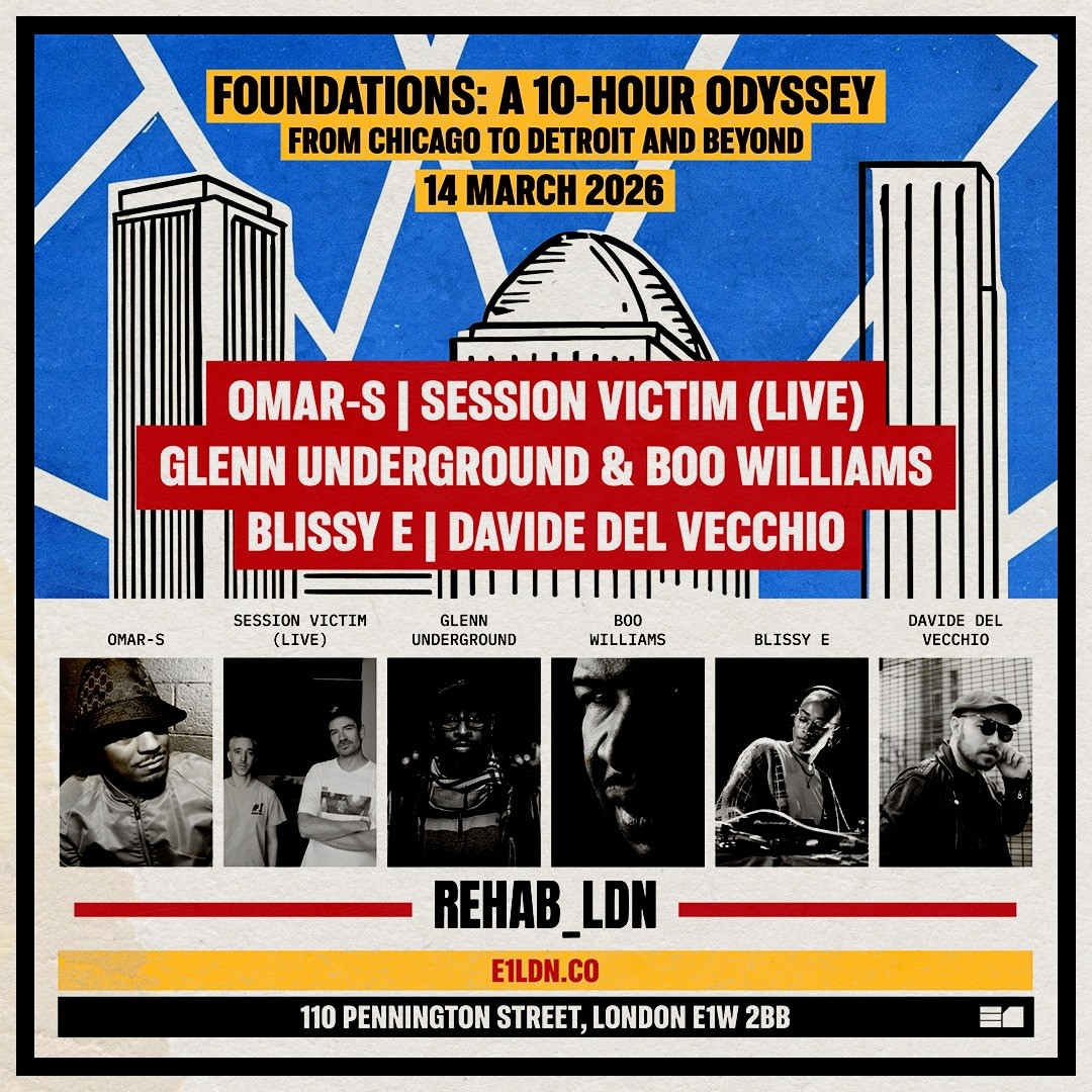 Omar-S, Session Victim (live), Glenn Underground & Boo Williams image